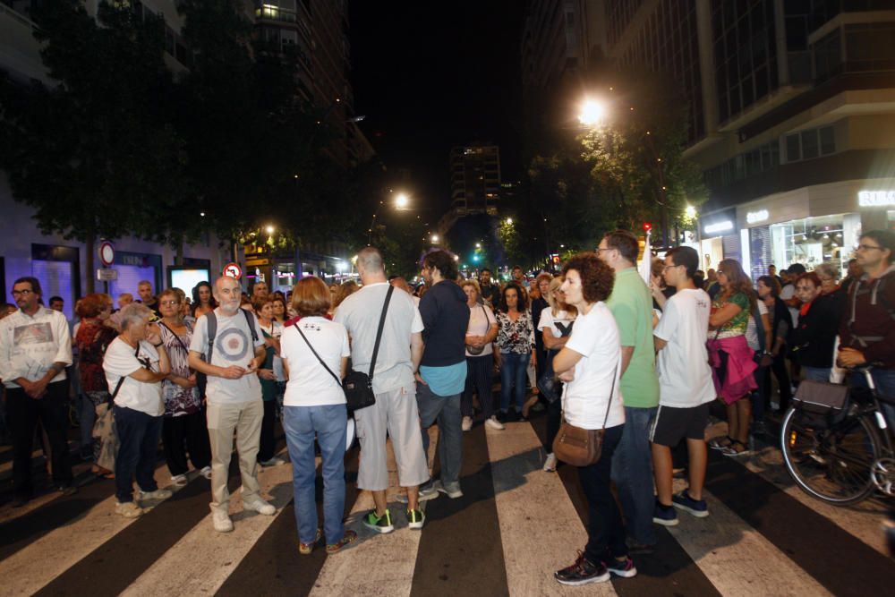 Nueva noche de protestas por el Soterramiento