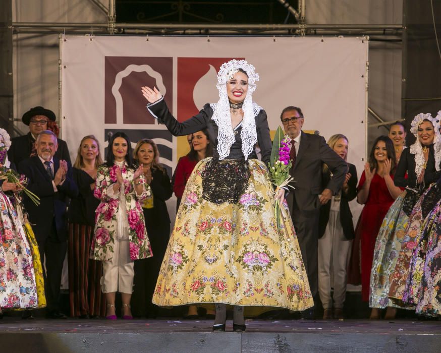 Alba Martínez Montero de la hoguera Passeig de Gómiz, Dama del Foc 2019.