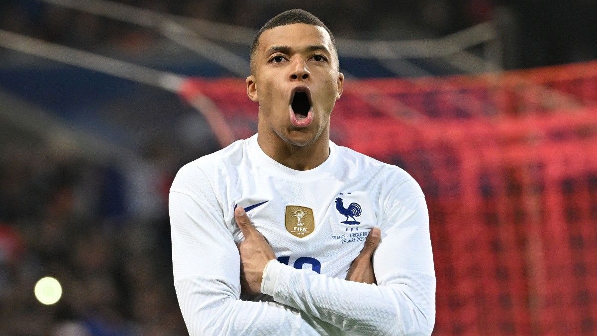 Mbappé con la selección francesa