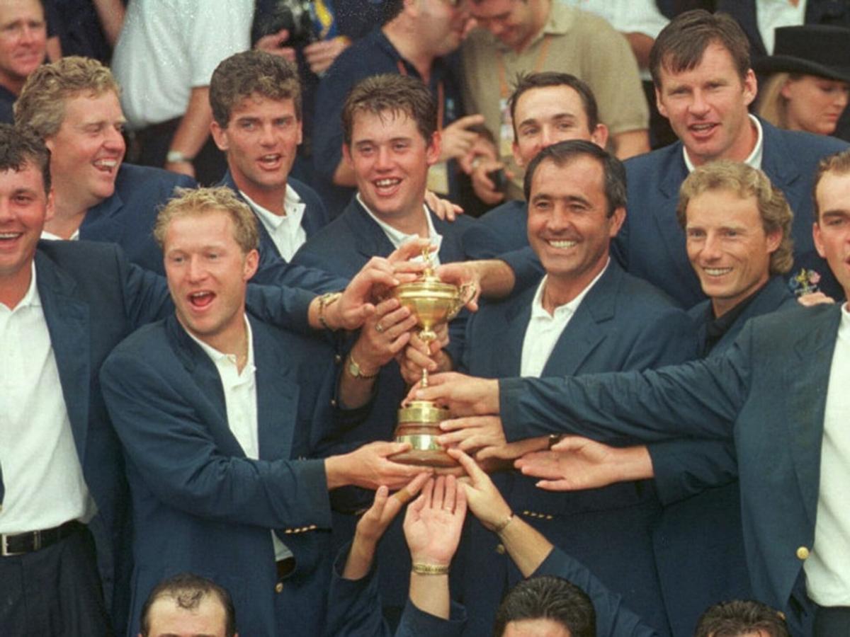 Seve fue el gran líder de Europa en la victoria en Valderrama ante Estados Unidos en 1997
