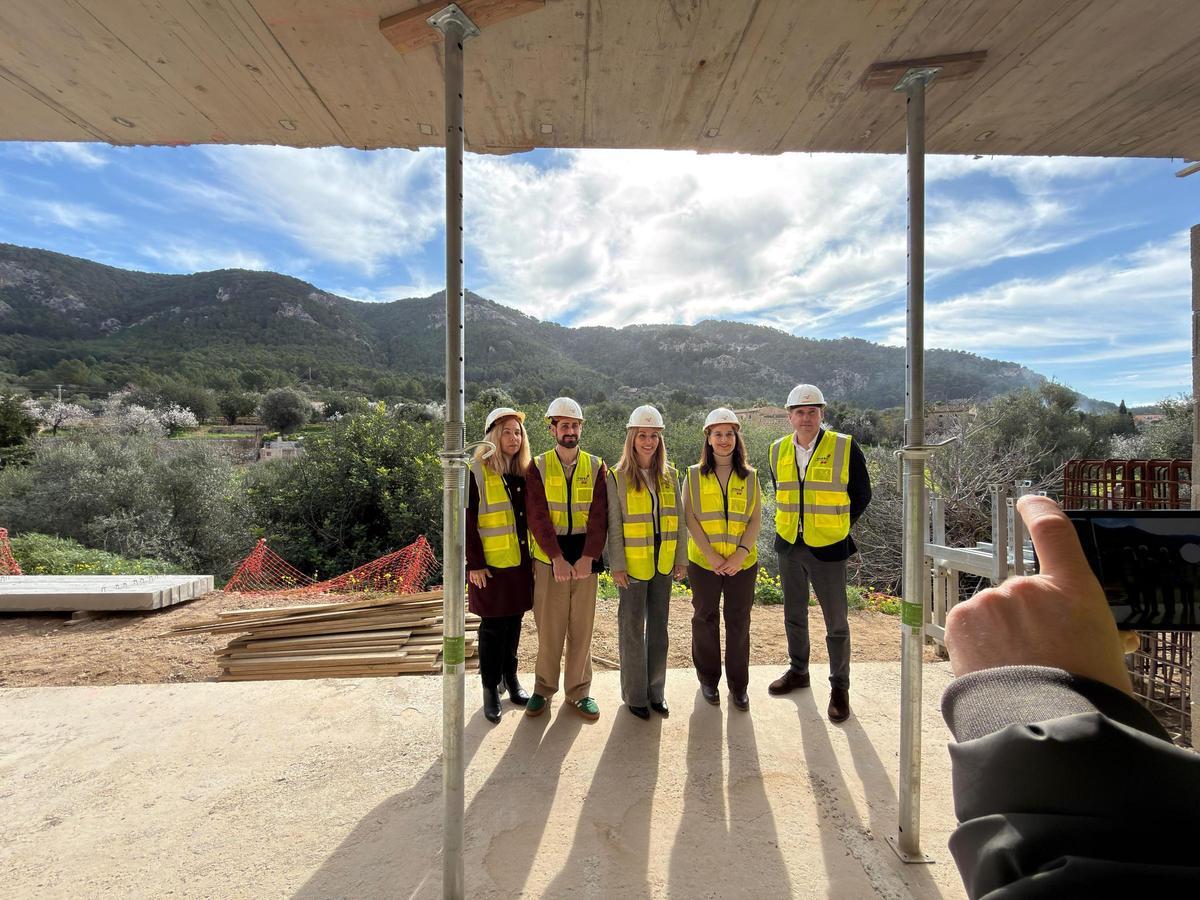 Las obras de la residencia para personas mayores de Andratx avanzan a buen ritmo.