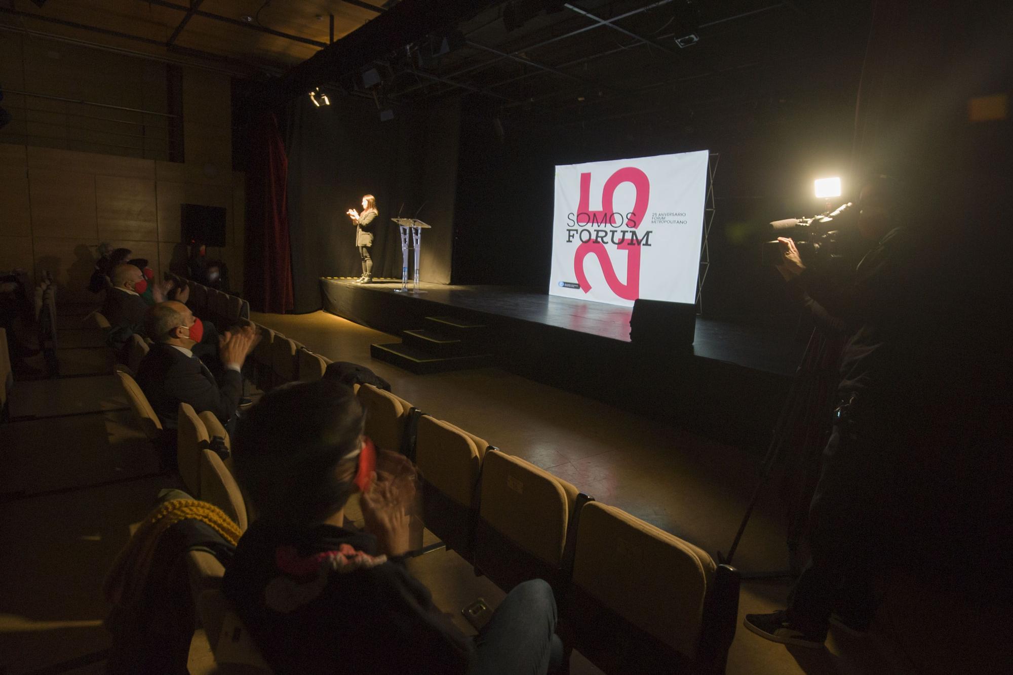 Acto de celebración por el 25 aniversario del Fórum Metropolitano