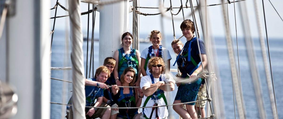 Tripulantes a bordo del «Lord Nelson» en una imagen de archivo