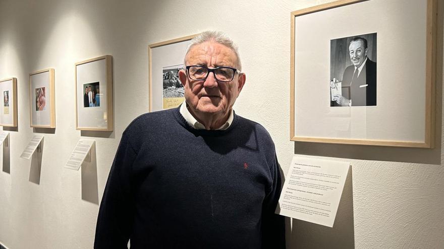 Pedro Guerrero, ya jubilado, era botones del Hotel El Fuerte cuando Disney lo visitó.