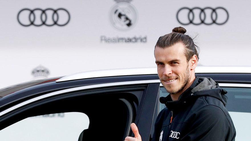 Bale, en un acto promocional del Real Madrid, este jueves.