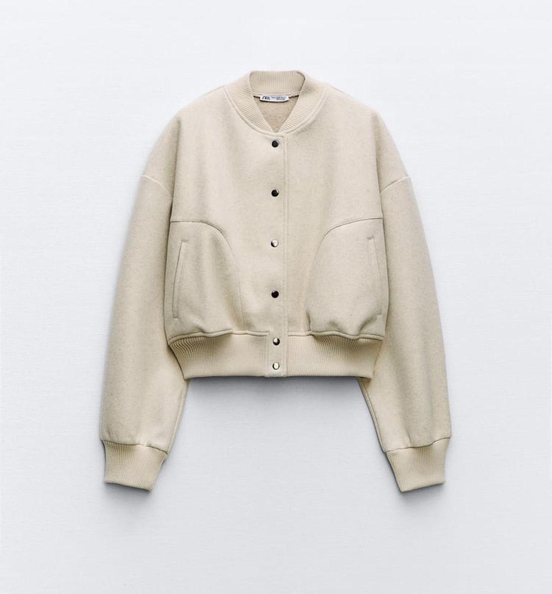 Bomber crop de Zara