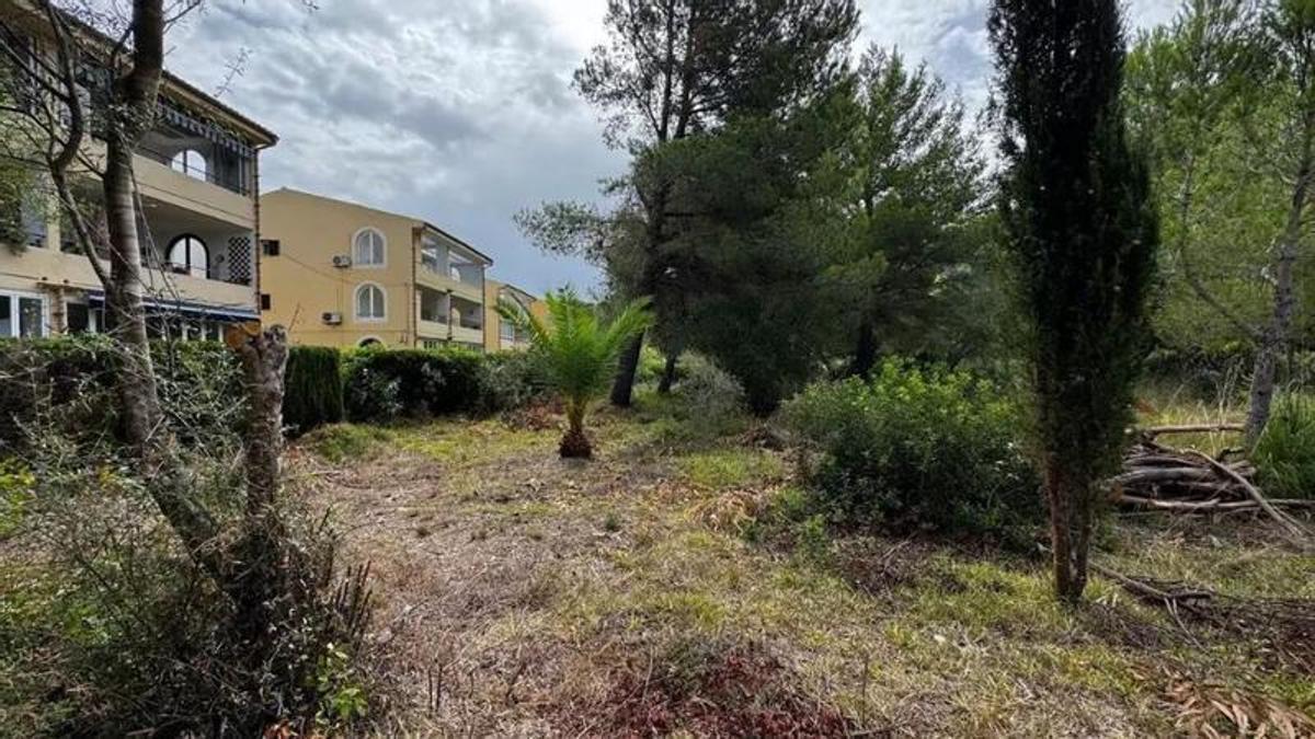 Solar del Moll de Pollença donde se construirán las viviendas sociales.