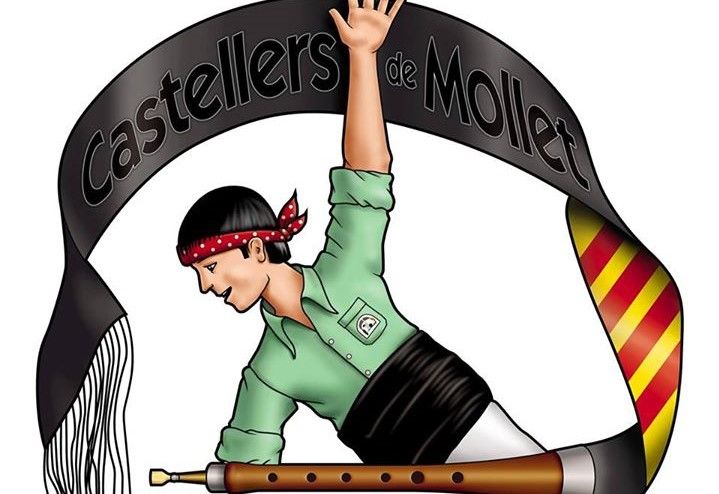 Logo de los Castellers de Mollet para el concurso por el 30 aniversario de la entidad.