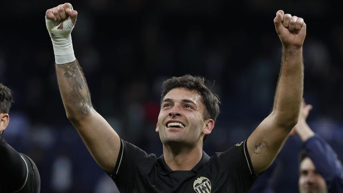 VALENCIA-GETAFE: El gol de Hugo Duro