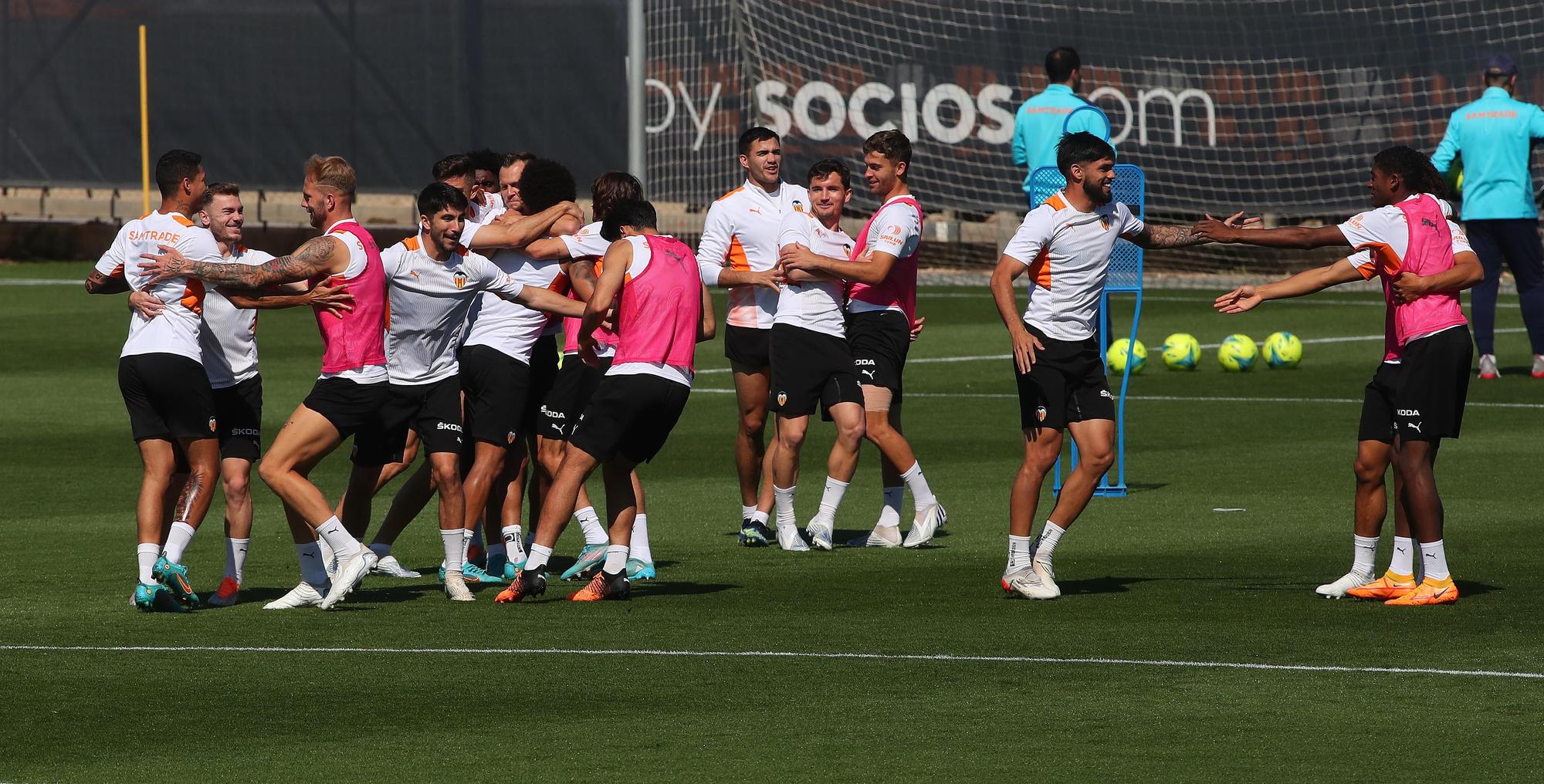 Así ha sido el entrenamiento del Valencia CF de hoy