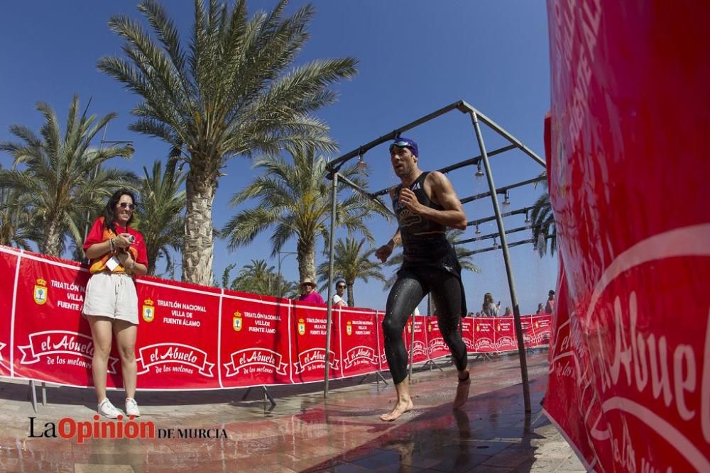 Salida del Triatlón Villa de Fuente Álamo