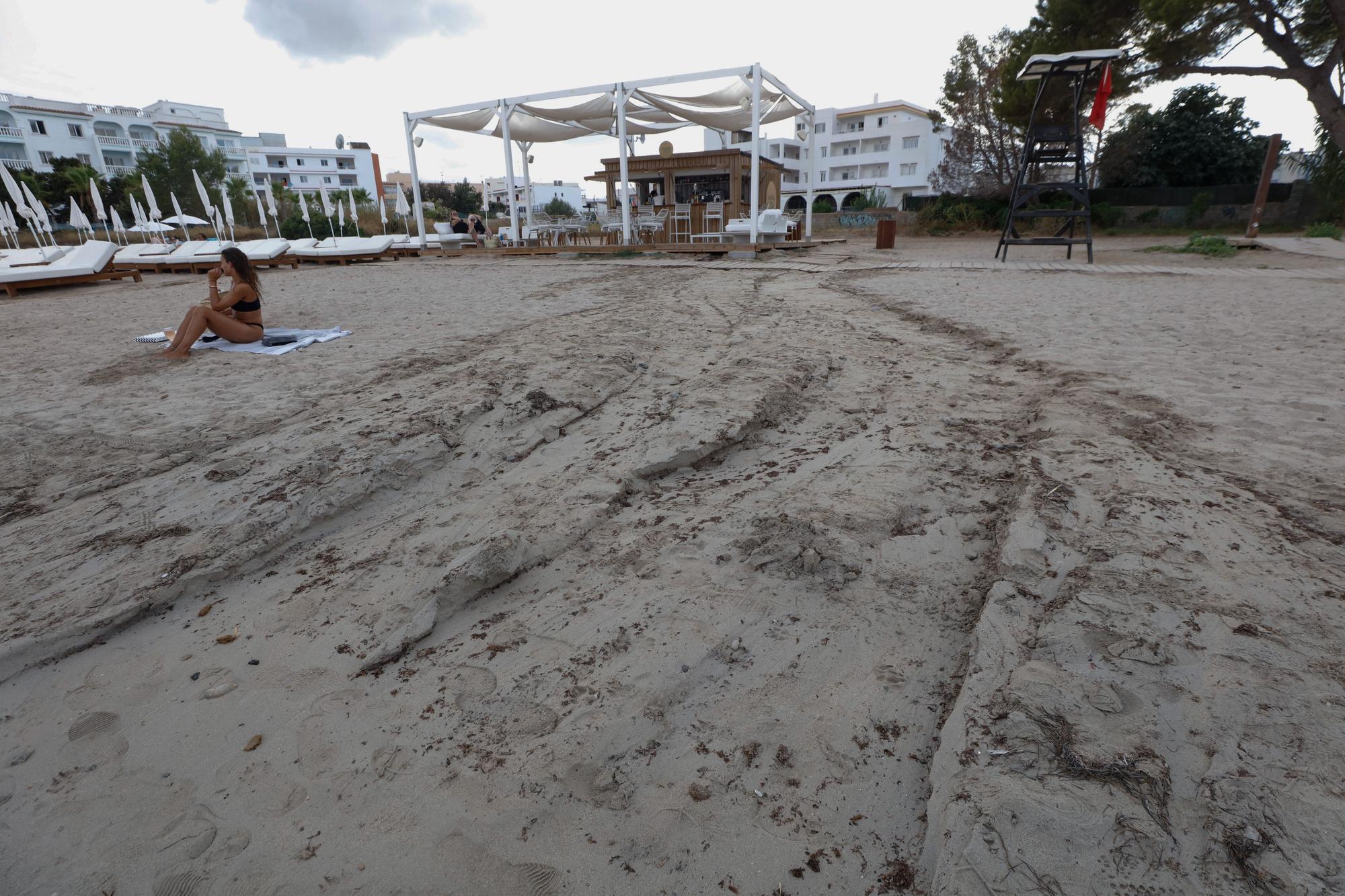 Nuevo vertido de fecales en la playa de Punta Xinxó de Ibiza