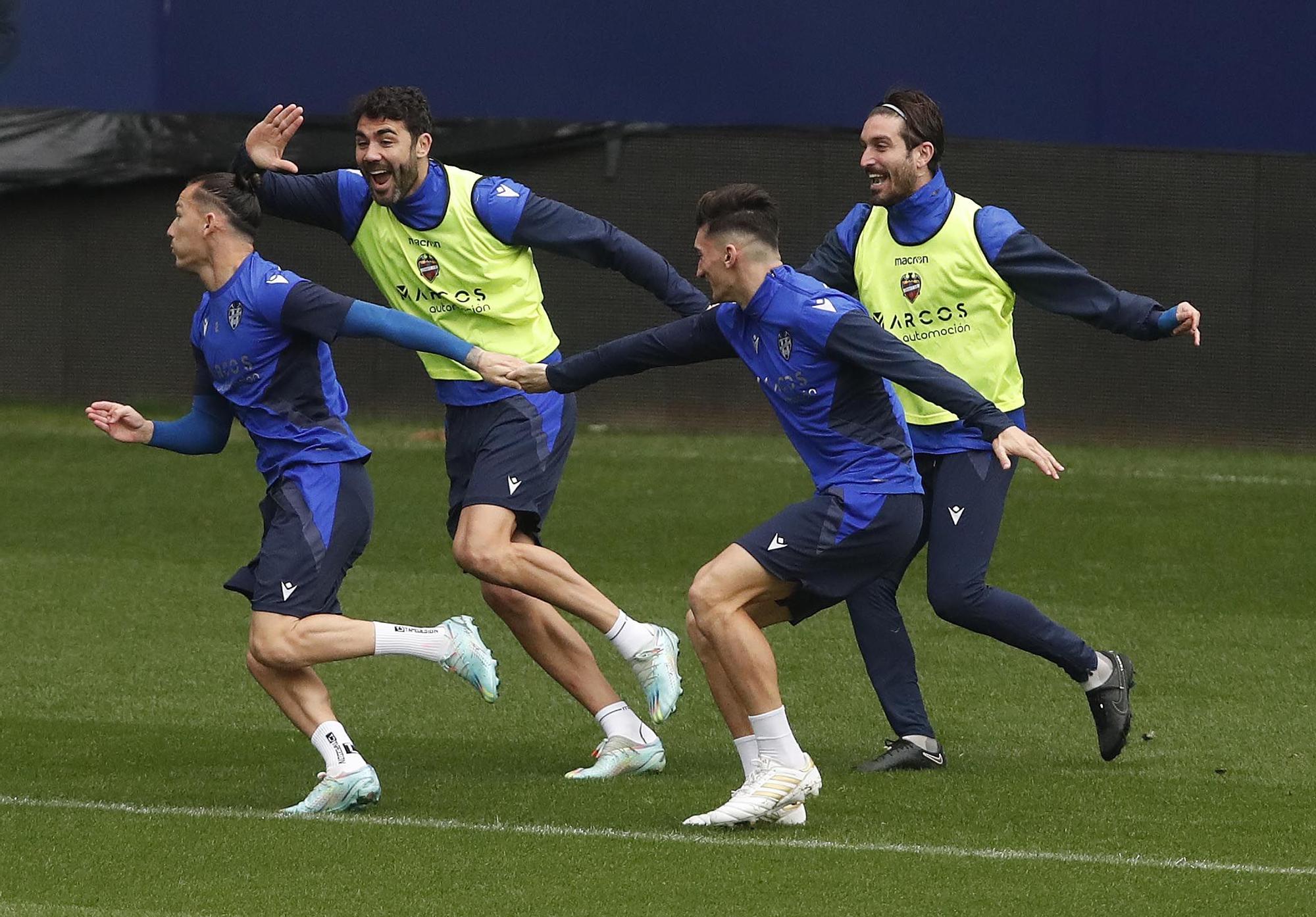 Así ha sido el entrenamiento del Levante UD