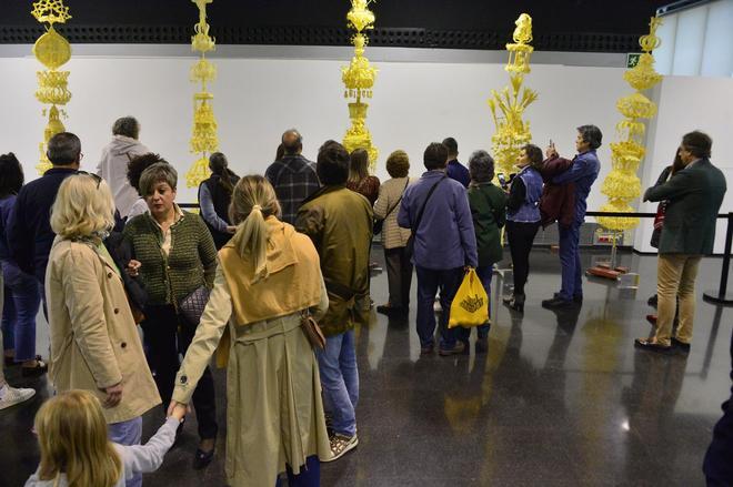 Así son las espectaculares palmas blancas a concurso en Elche