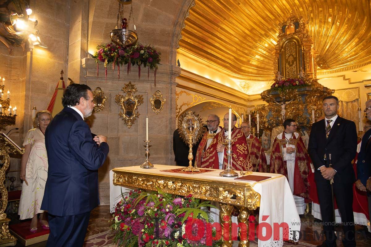 Procesión de exaltación de la Vera Cruz en Caravaca