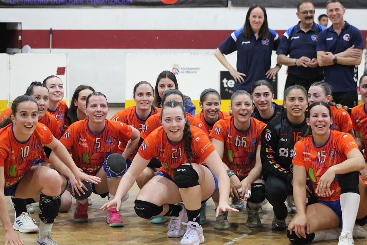 El Grupo USA Handbol Mislata UPV, subcampeón de España de la DH Plata Femenina.