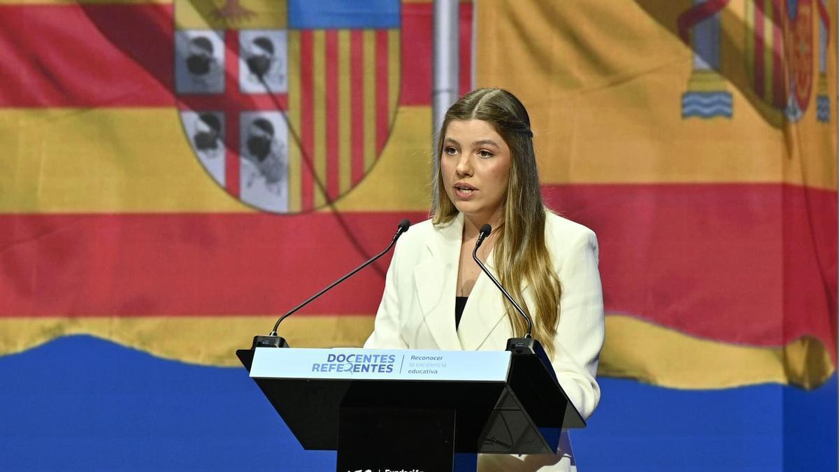 Vídeo | Primer discurso oficial de la infanta Sofía