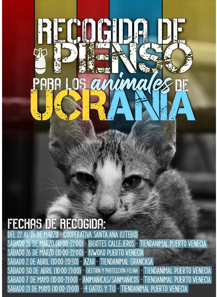 Ayuda a los animales de Ucrania