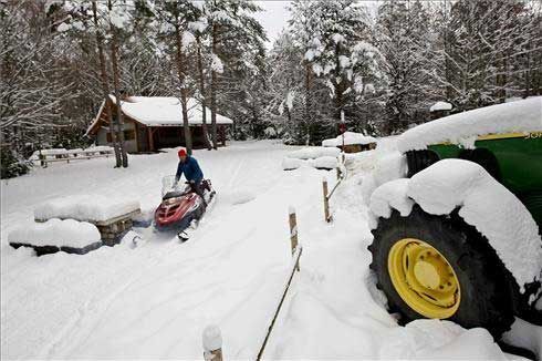 La nieve pinta de blanco España