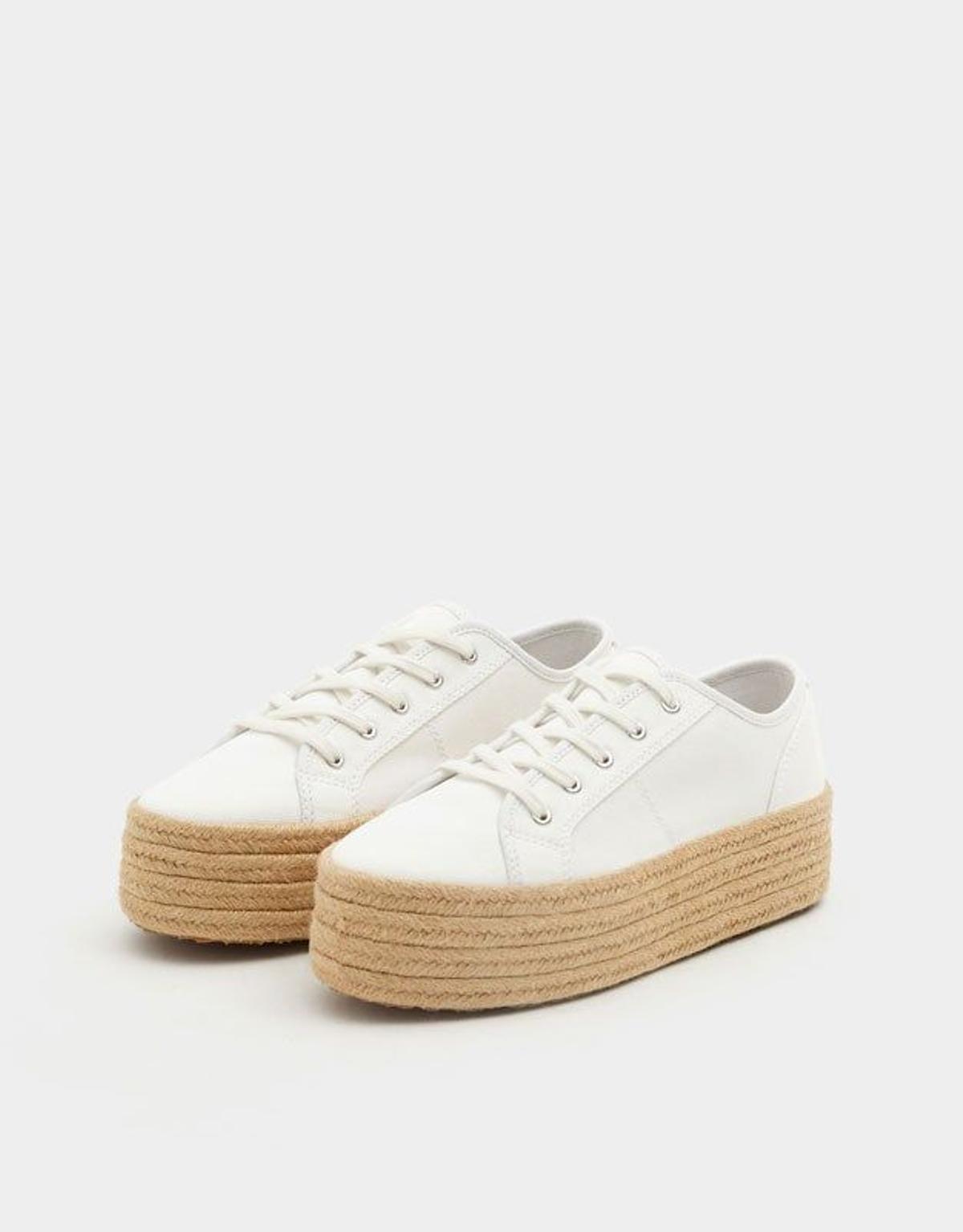 Zapatillas de yute de Bershka