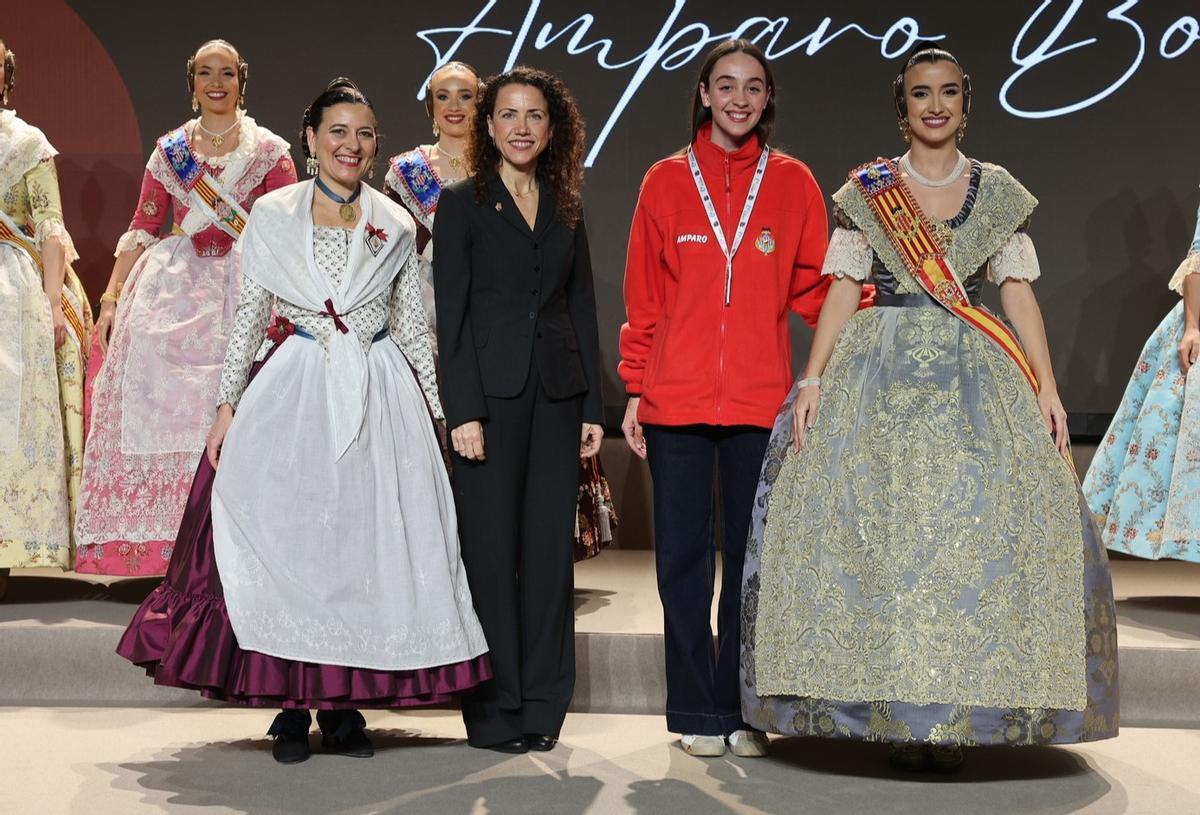 Susana Senent, Merche Añón, Amparo Borja y Carmen Prades