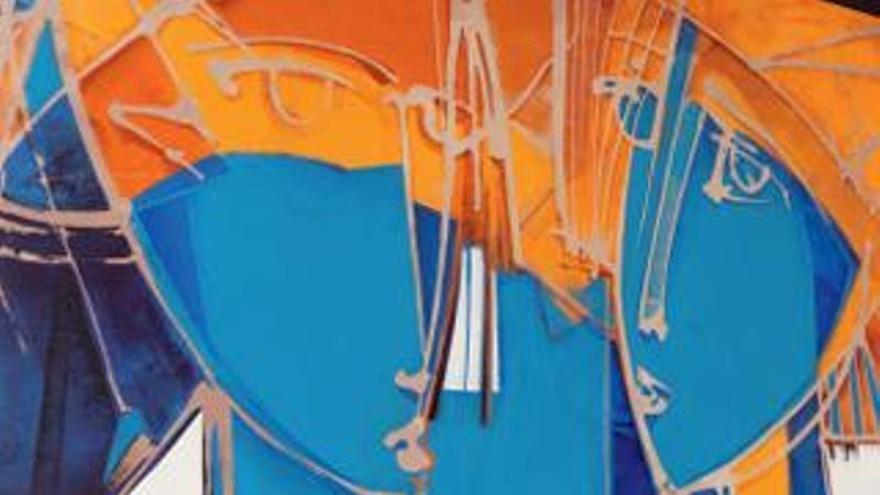 Enrique Sanisidro presenta su abstracción inspirada en Kandinski en Riba-Roja