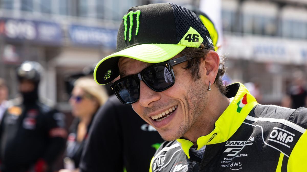 Valentino Rossi, en la parrilla de Cheste este fin de semana