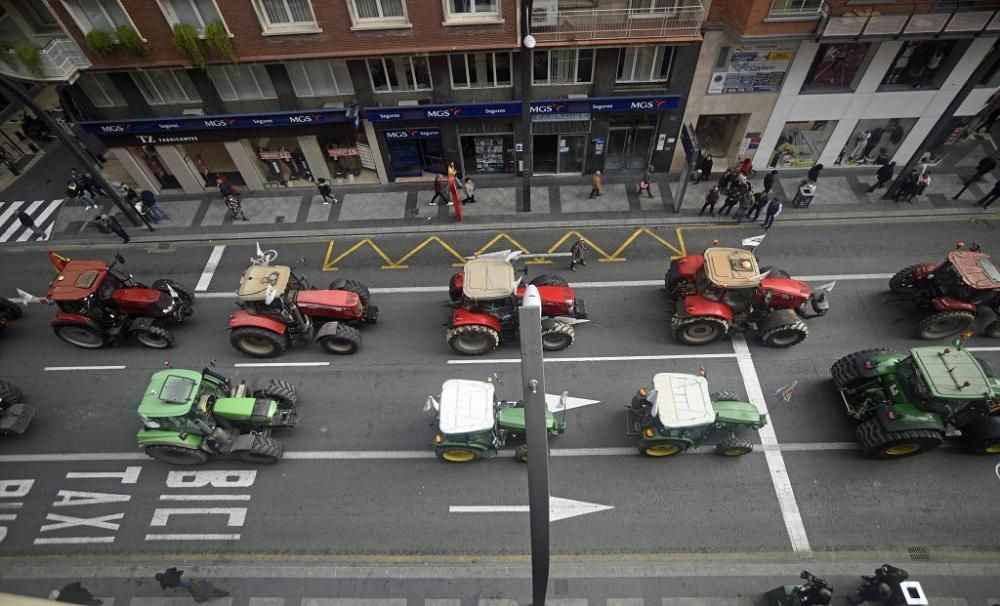 Así ha sido la manifestación de los agricultores en Murcia (II)