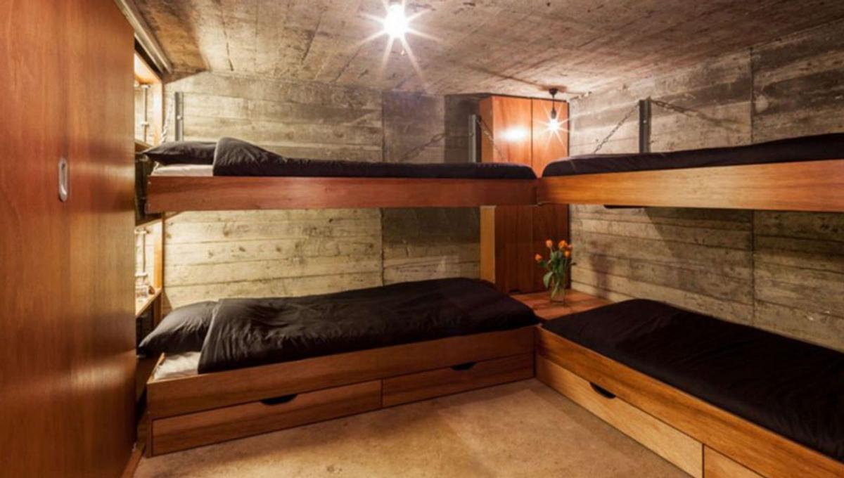 Una de las habitaciones de un búnker. | Undergorund Buildings