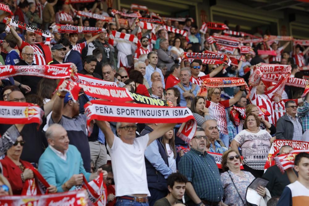 El Sporting 1 Alcorcón 3 en imágenes