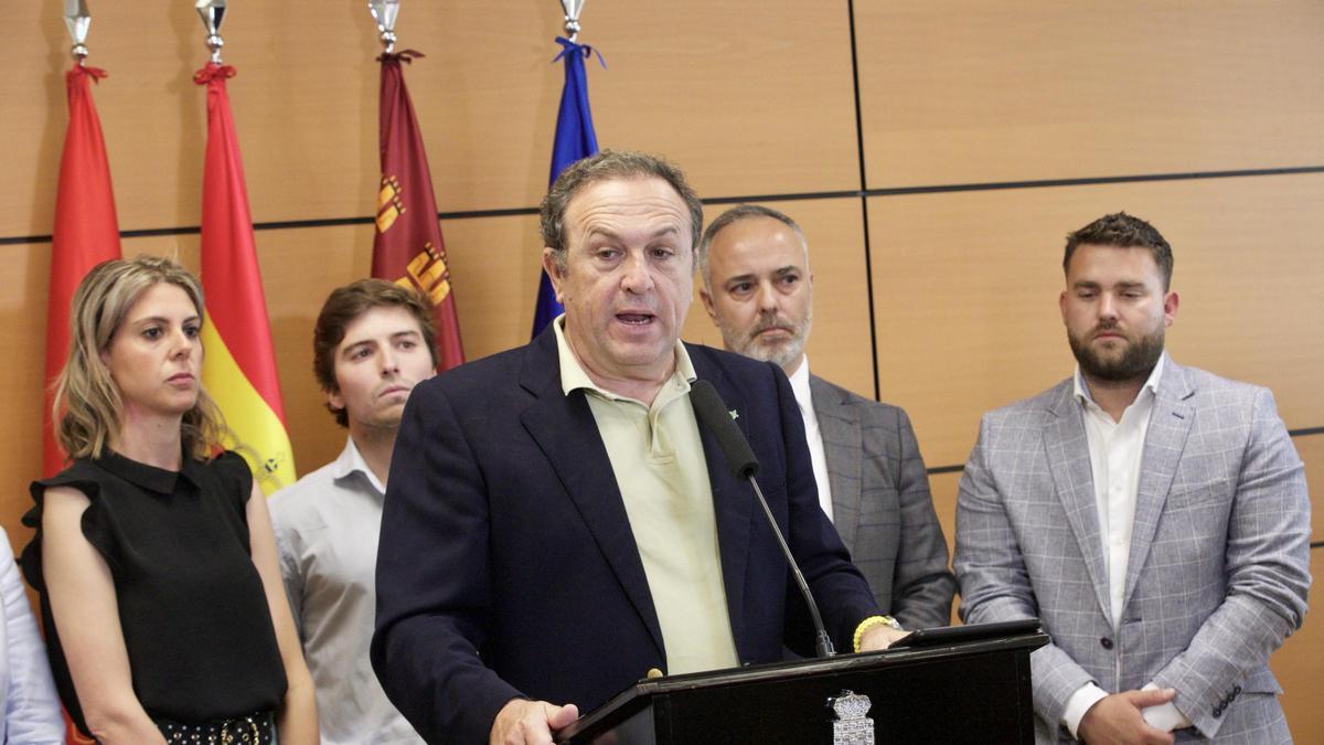 El portavoz del Grupo Municipal de Vox en Murcia, Luis Gestoso