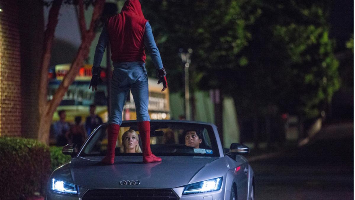 Audi A8 en Spiderman