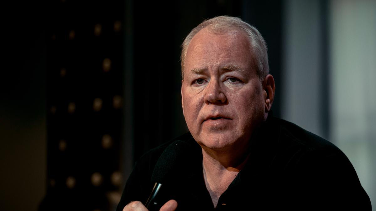 El escritor Bret Easton Ellis, en su última visita a Madrid para presentar 'Los destrozos'