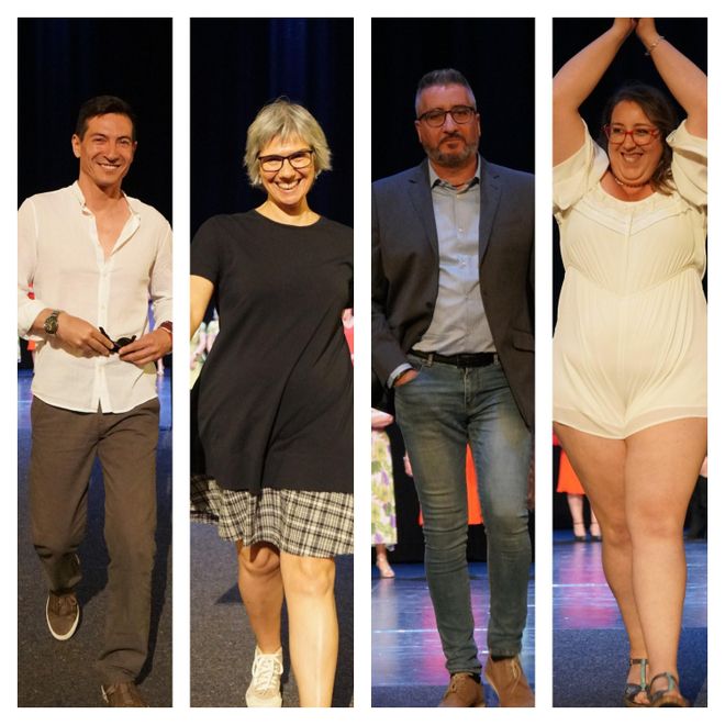 Los candidatos se suben a la pasarela en Burjassot