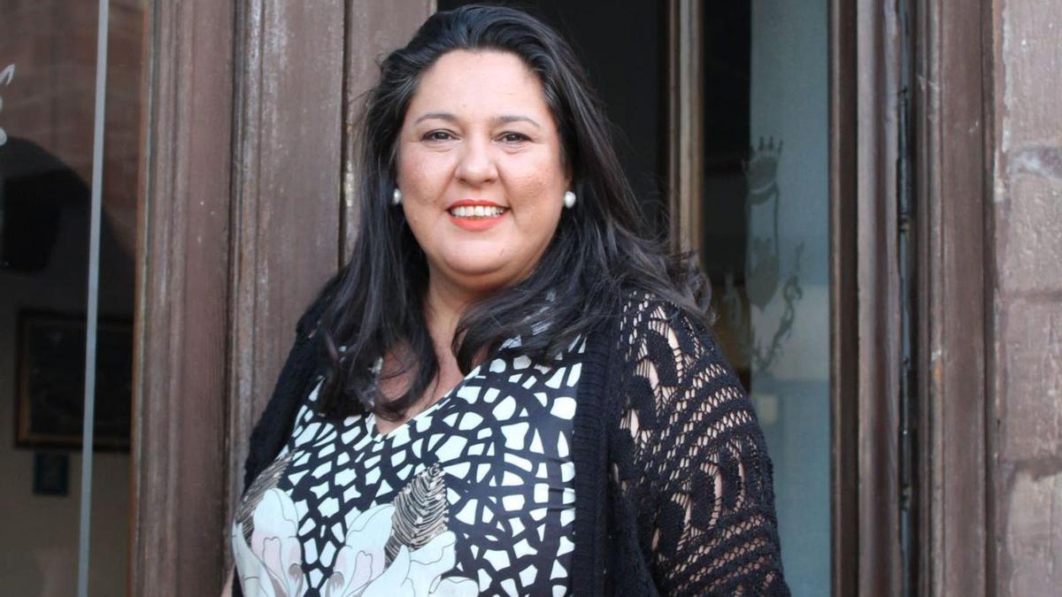 Lola Amo, actual alcaldesa y candidata del PSOE en Montoro.