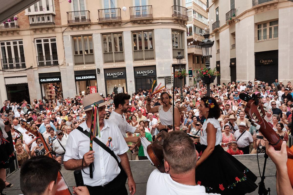 El segundo día de la Feria del Centro de Málaga, en imágenes