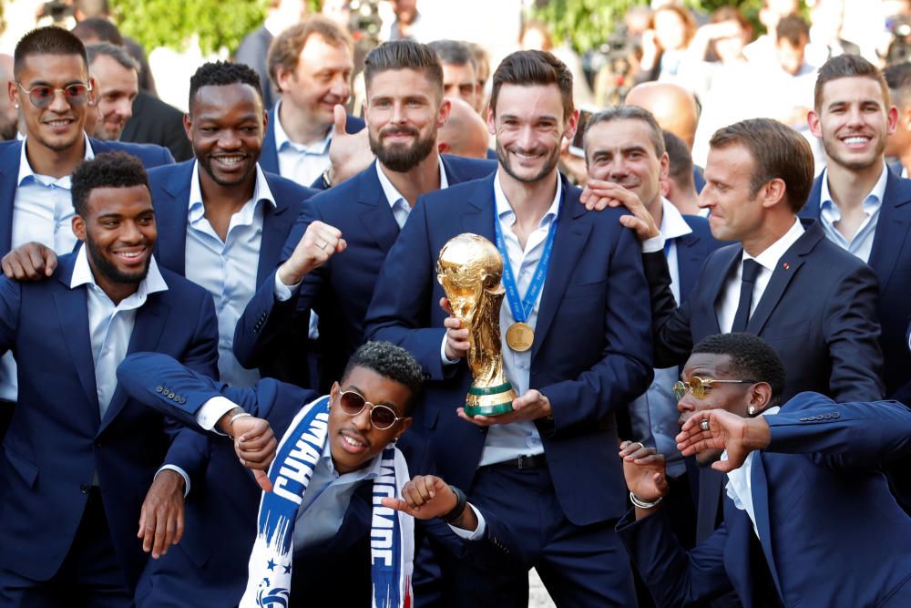 Las imágenes de la celebración de la selección francesa en París