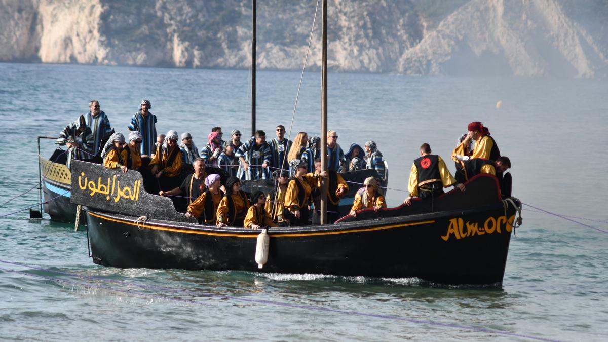 Un momento del Desembarco de Calp.