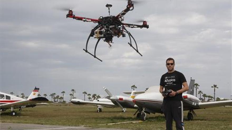 La policía autonómica utiliza drones para vigilar yacimientos arqueológicos