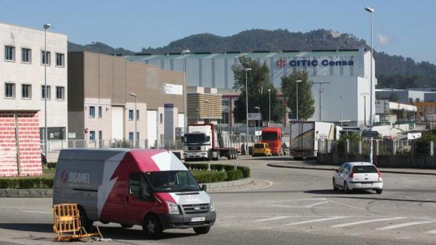 El polígono de A Granxa, en Porriño, será una de las zonas afectadas por el corte de agua. / FdV