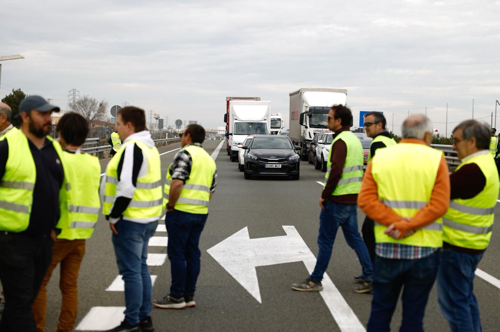 EN IMÁGENES | Decimosexto día de tractoradas en Aragón