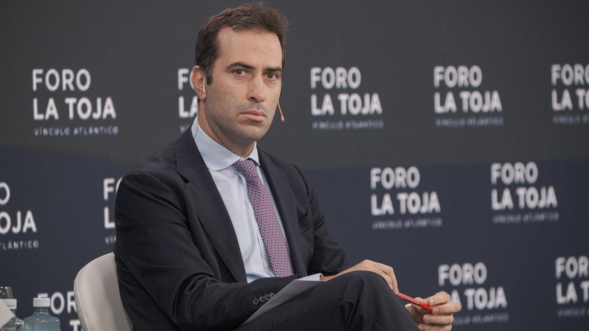 El ministro Economía, Comercio y Empresa, Carlos Cuerpo, en la VI edición del Foro de la Toja.
