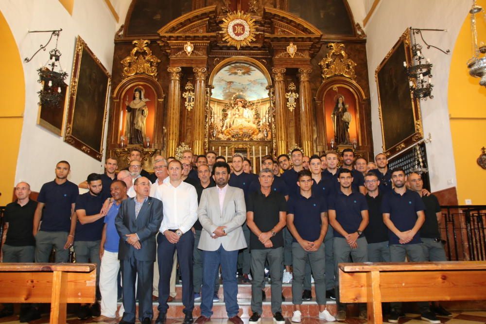 Ofrenda floral del Málaga CF