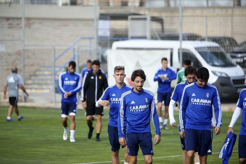 EL Zaragoza prepara el partido contra el Mirandés