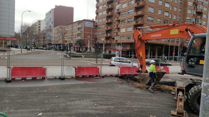 Corte al tráfico en pleno centro de Zamora... sin previo aviso