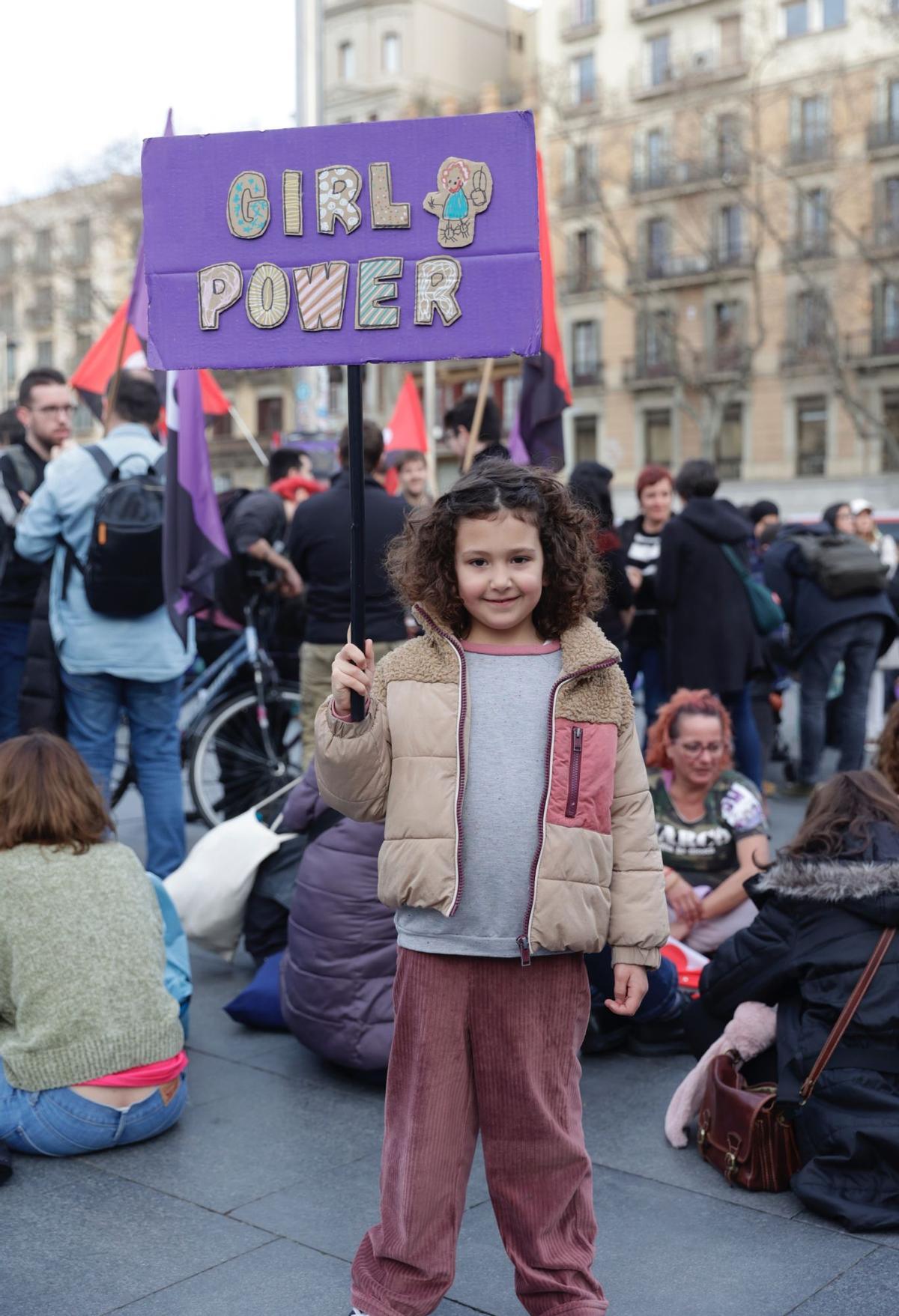 Manifestación del 8-M en Barcelona