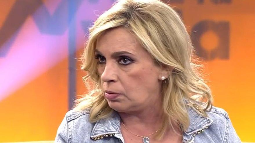 Carmen Borrego, entre lágrimas: &quot;Es una gran falta de respeto&quot;