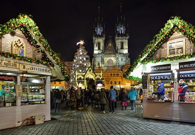 El mercado navideño de Praga