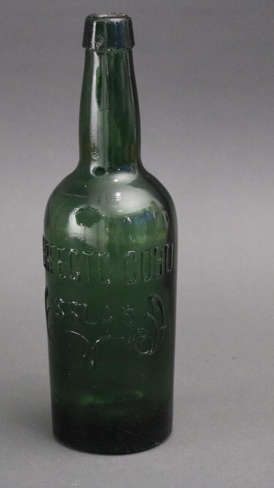 Botella de sidra de la f�brica de vidrios Gij�n Fabril de Perfecto Cobo de Salas.JPG
