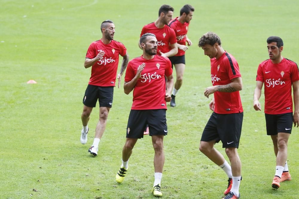 Entrenamiento del Sporting